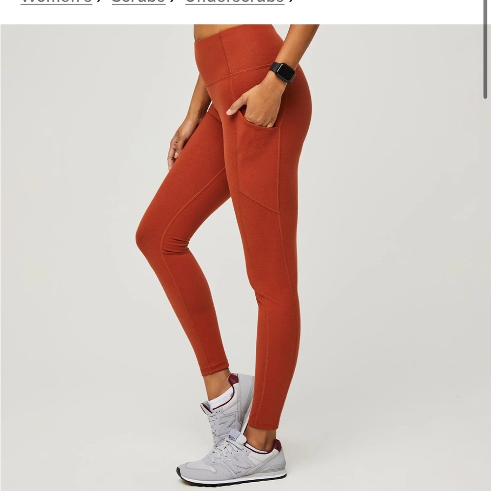 Figs Terracotta Leggings
